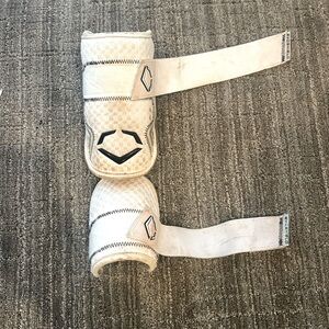 White Evoshield Elbow Gaurd- 2 piece